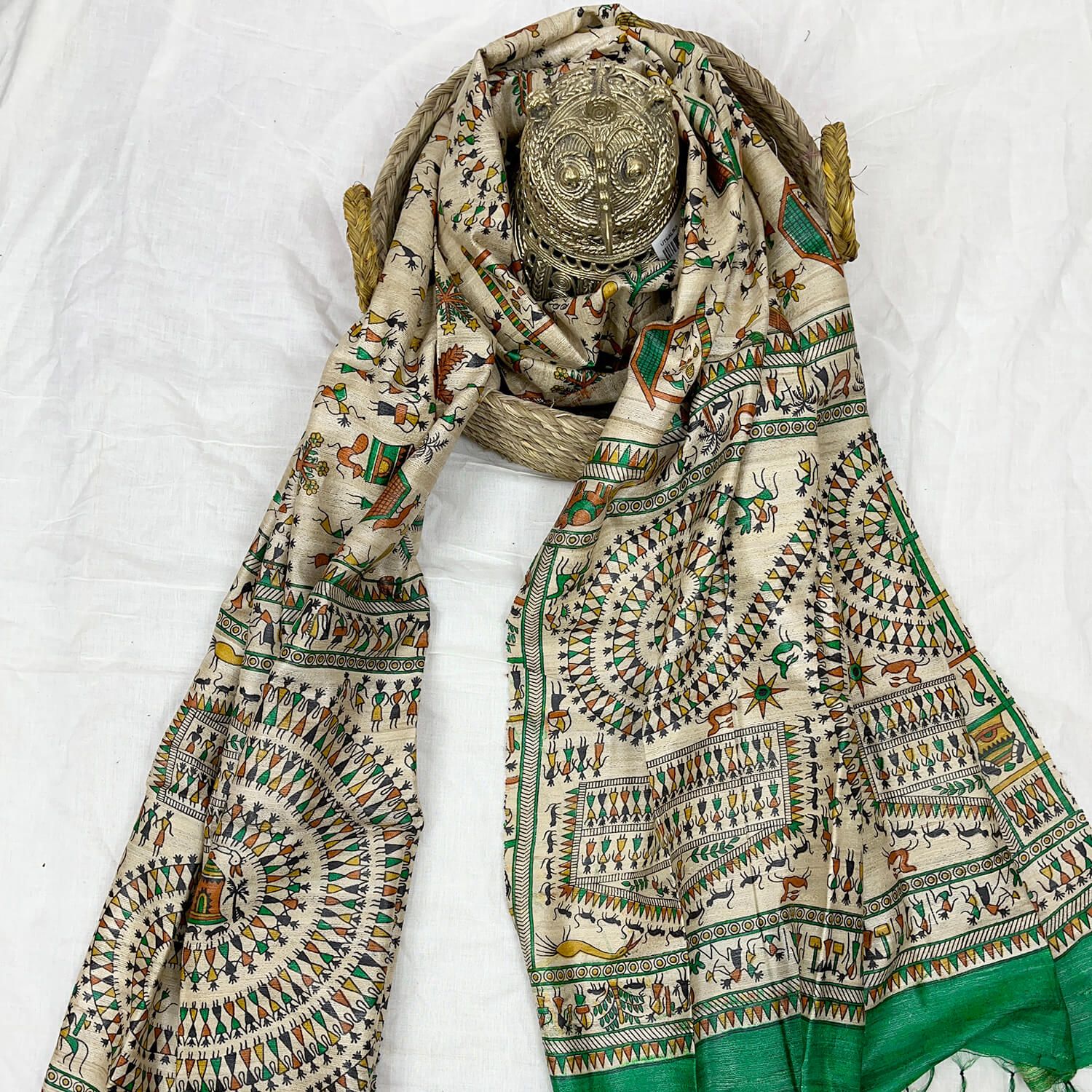 Tussar silk Dupatta