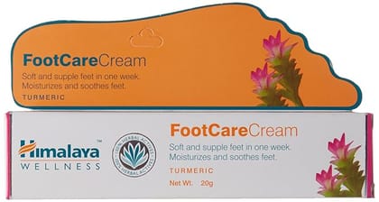 Himalaya Wellness Foot Care Cream - Turmeric, Moisturized & Soothes Feet, 20 G