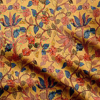 Classic kamal Natural Crepe Fabric