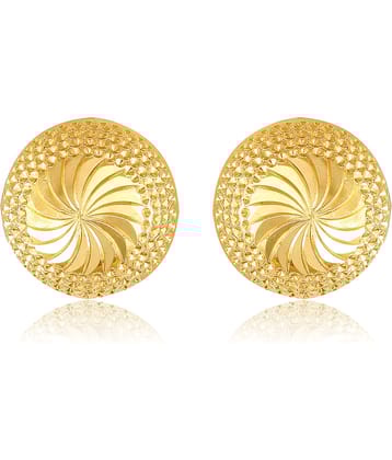 Vighnaharta Glittering glance Gold Plated Screw back alloy dangler studs Earring for Women and Girls   [VFJ1644ERG ]