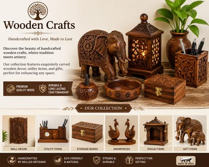 Handcrafted Wooden Crafts