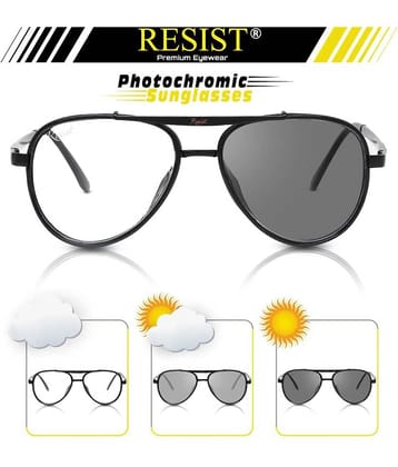 RESIST EYEWEAR Black Pilot Sunglasses ( Pack of 1 )