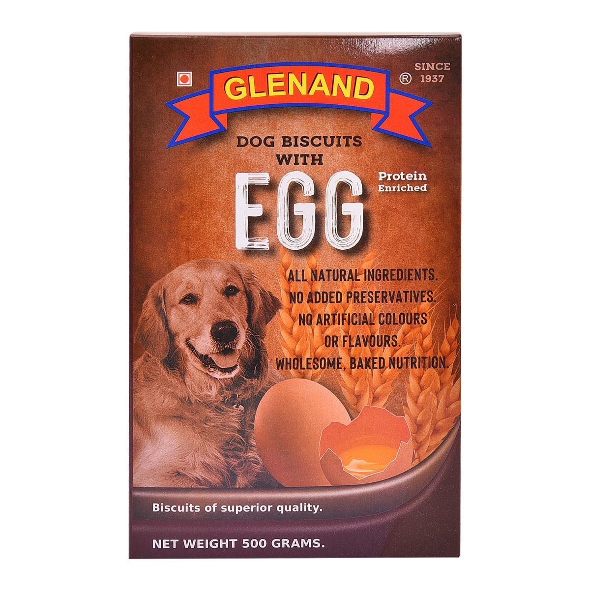 Glenand Dog Egg Biscuits 500g