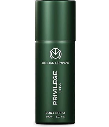 The Man Company Privilege Hero  Fruity & Spirited Deodorant Spray for Men 150 ml ( Pack of 1 )