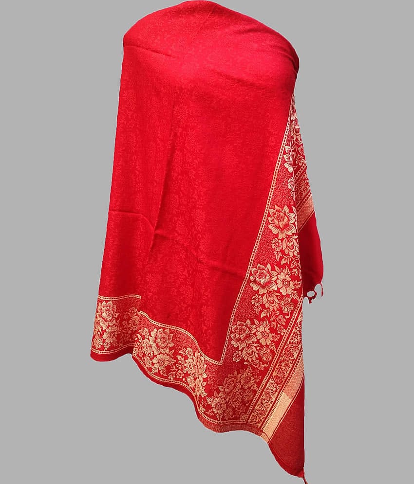 Soul Essence Red Kani Shawl - Single
