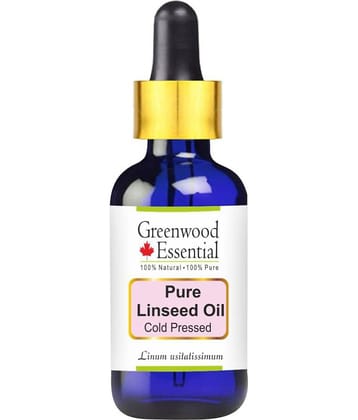 Greenwood Essential Pure Linseed Carrier Oil 50 mL