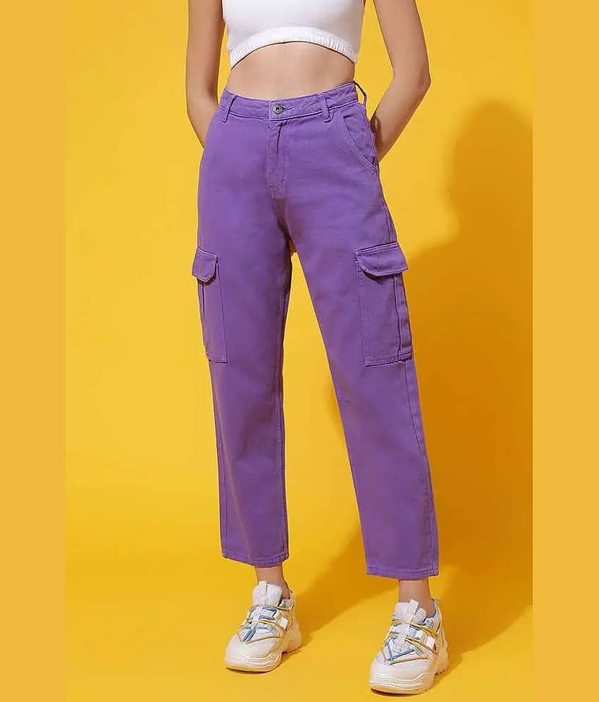 9x denims - Lavender Denim Regular Fit Women's Jeans ( Pack of 1 )