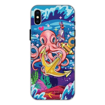Octopus - Hard Cases For Apple iPhone Models-Apple iPhone XS