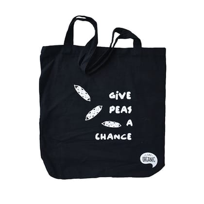 Cotton Tote Bag (Peas)-1 Pcs