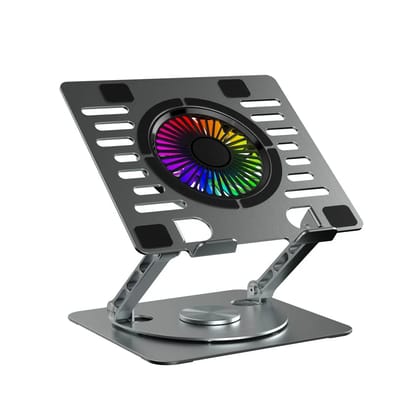 My Buddy Spinlight Portable Laptop Stand With Fan