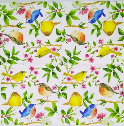 Decoupage Napkin / Tissue papers - 33cm by 33cm - GT1536