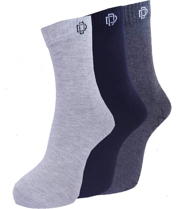 Dollar - Cotton Blend Multicolor Men's Full Length Socks ( Pack of 3 )