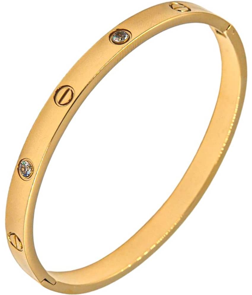 FASHION FRILL Gold Bracelet ( Pack of 1 )