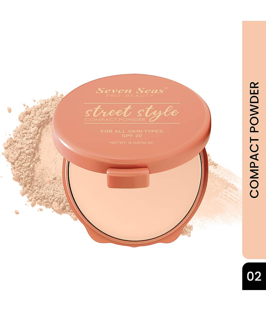 Seven Seas Touch N Glow Compact Pressed Powder Medium 16 g