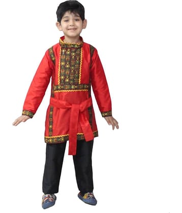 Russian Costume For Boys, International Ethnic Wear Dress For 15-16 Year
