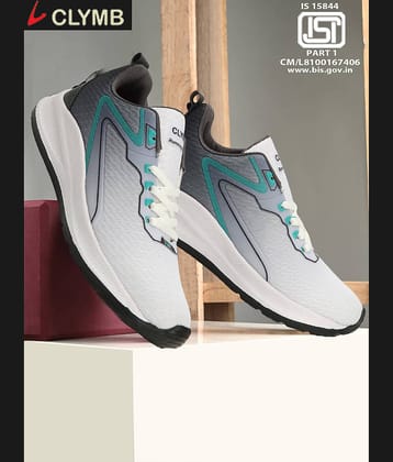 Clymb Black Men's Sports Running Shoes