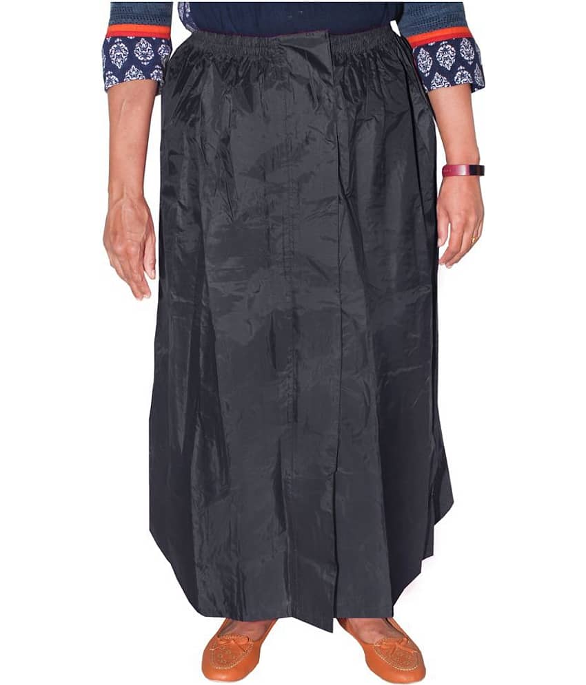 Goodluck Nylon Short Rainwear - Black