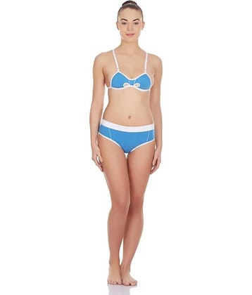 La Intimo Blue Lycra Panties