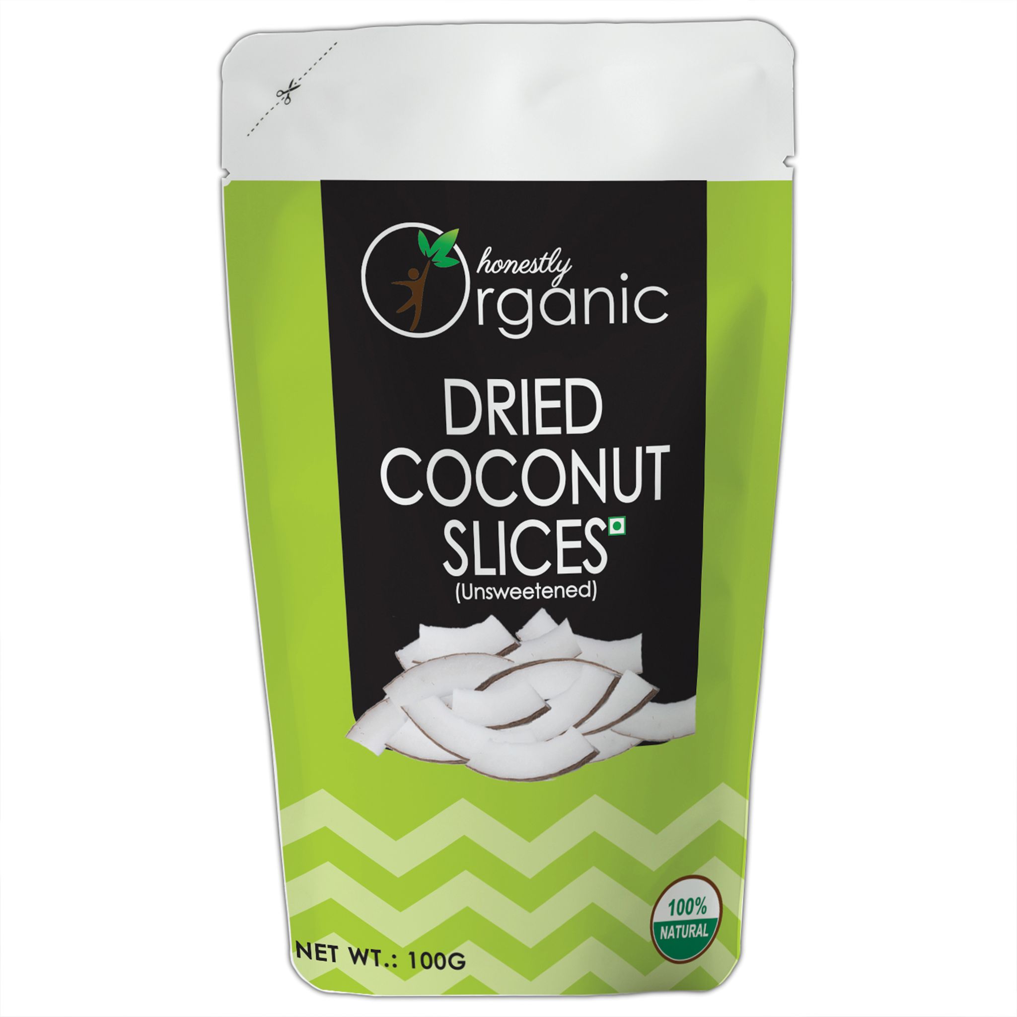 Honestly Organic Dried Coconut Slices - 100g