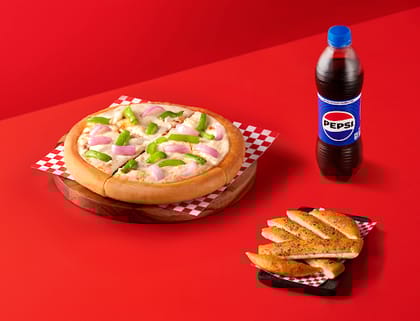 Classic Onion & Capsicum (Personal) With Classic Breadstix And Pepsi