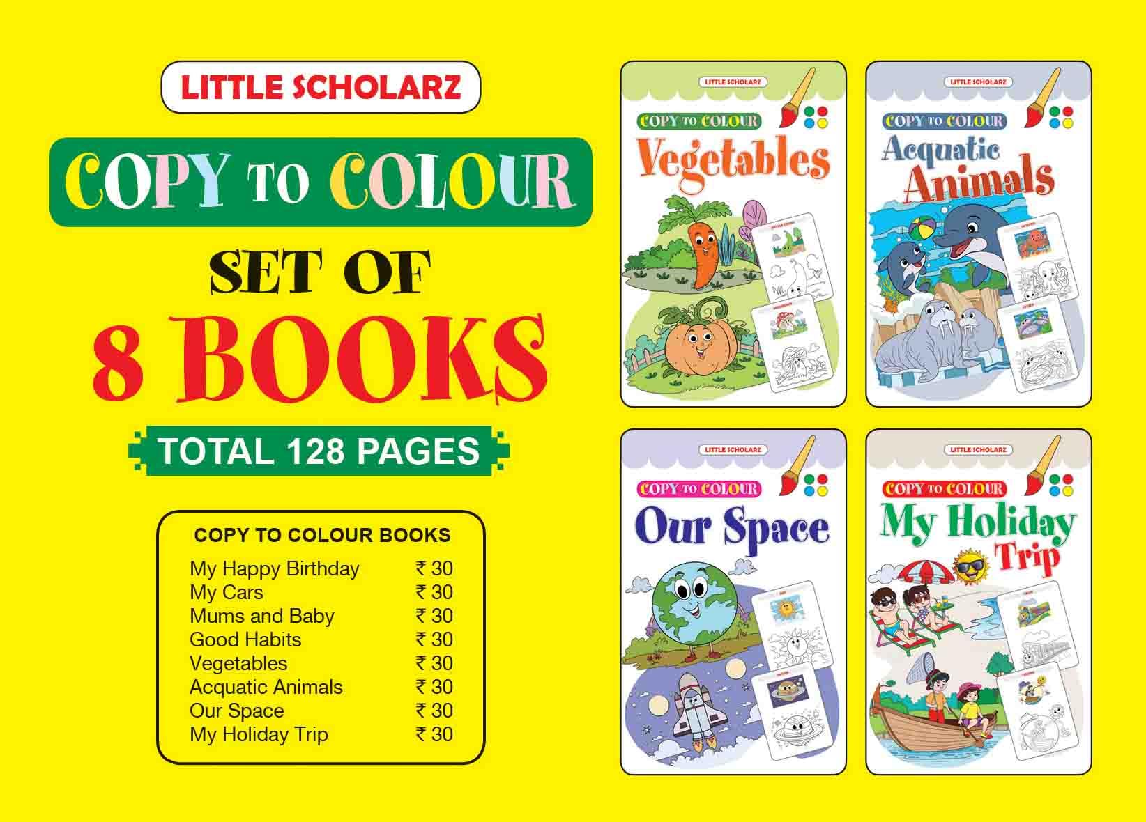 Copy to Colour - Set of 8 Books [Paperback] [May 01, 2025] Alok Gupta