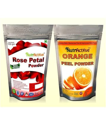 Nutractive Rose Petals And Orange Peel Powder 200 Gm Pack of 2