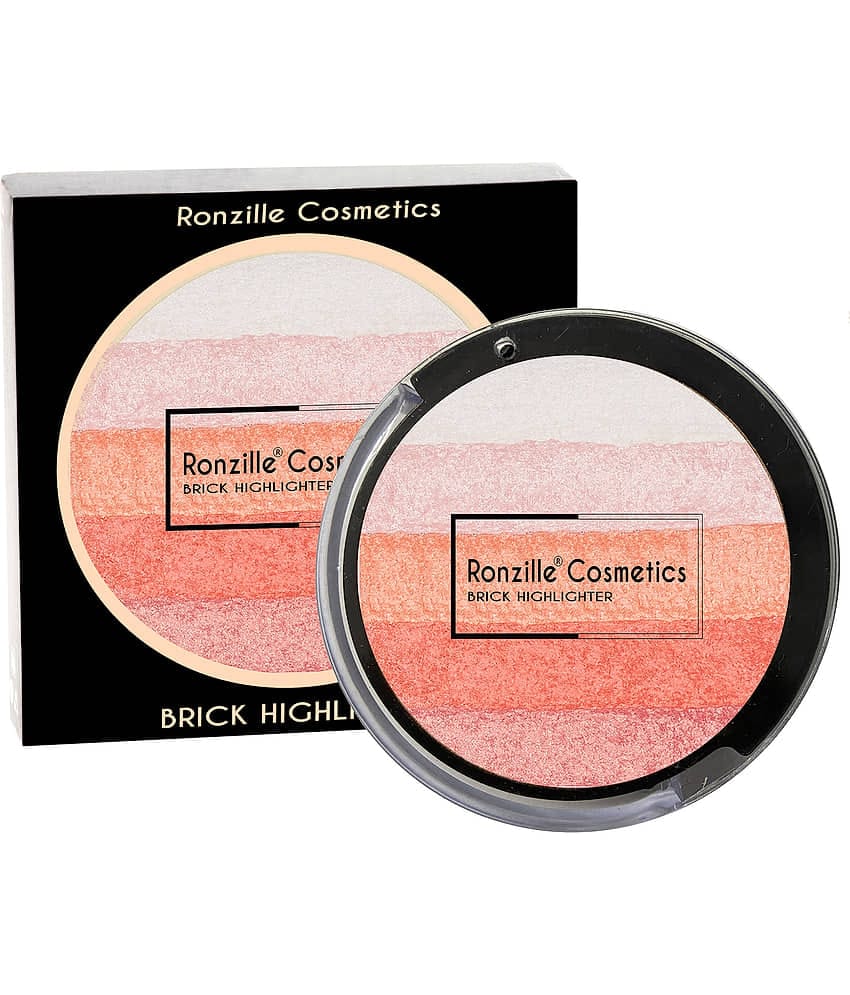 Ronzille Baked Blusher Shimmerr brickk highlighter -02