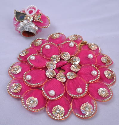 Rani Pink Designer Laddu Gopal Dress Set Rani Pink Designer Laddu Gopal Dress Set