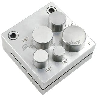 Round Disc Cutter Set 5 PC Punches Tool for Jewellery Making Tools