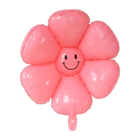 Smiling Flower Balloon in Pink Color - Party and Festive Needs | Buy online on ZillyBuy