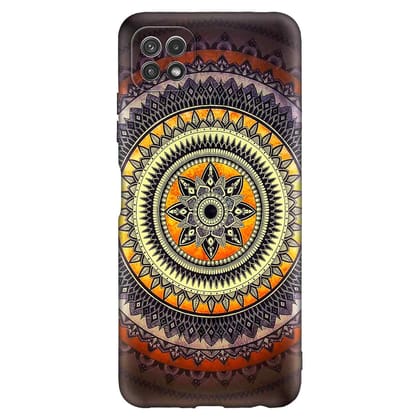 Mandala Acrylic Samsung A22 5G Premium Embossed Mobile cover