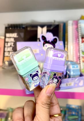 Kuromi Rolling Eraser | Cute Rolling Eraser (1pc)-Purple