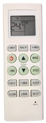 Ehop Compatible/Replacement for Vestar AC Remote Control with Health Function AC-267A (Exactly Same Remote Will Only Work)