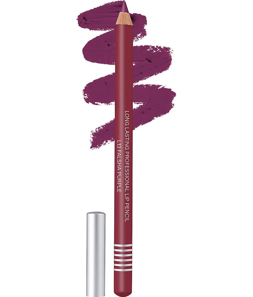 Colors Queen Lip Liner Pencil Non Transfer for Professional Makeup False Purple