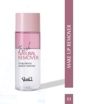 Glam21 Makeup Remover for Water-Proof & Long Lasting Makeup With Non-greasy Formula 100ml Shade-01