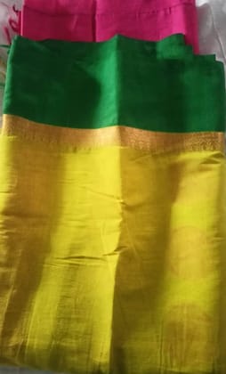 Mystical MultiColored Cotton Saree