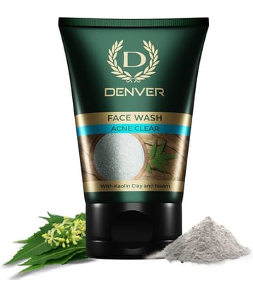 Denver Acne Clear Face Wash for Men - 100GM