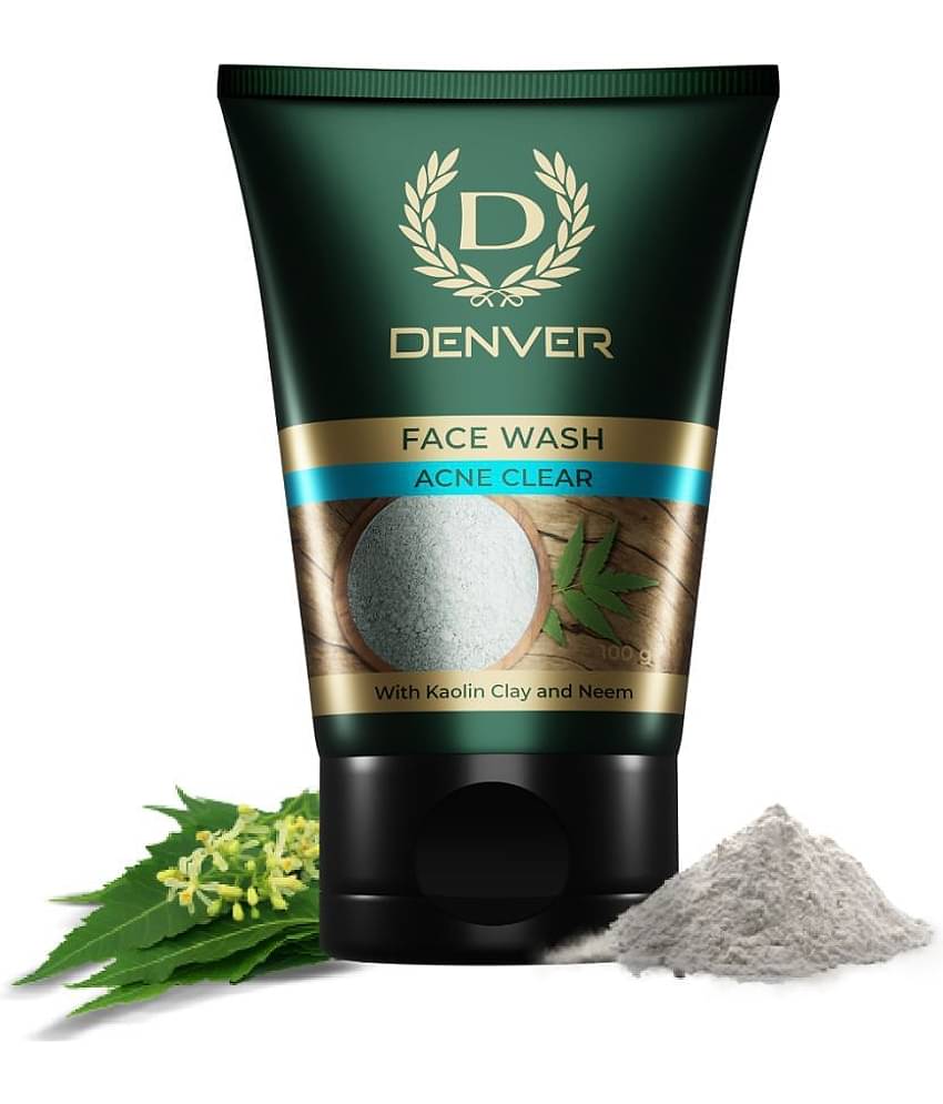 Denver Acne Clear Face Wash for Men - 100GM