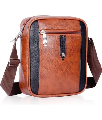 Raylan Tan Solid Messenger Bag
