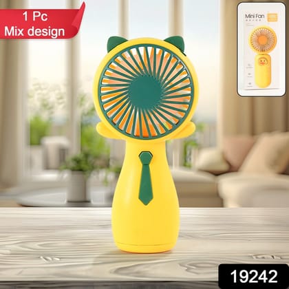 Rechargeable Mini Handheld Fan (1 Pc)