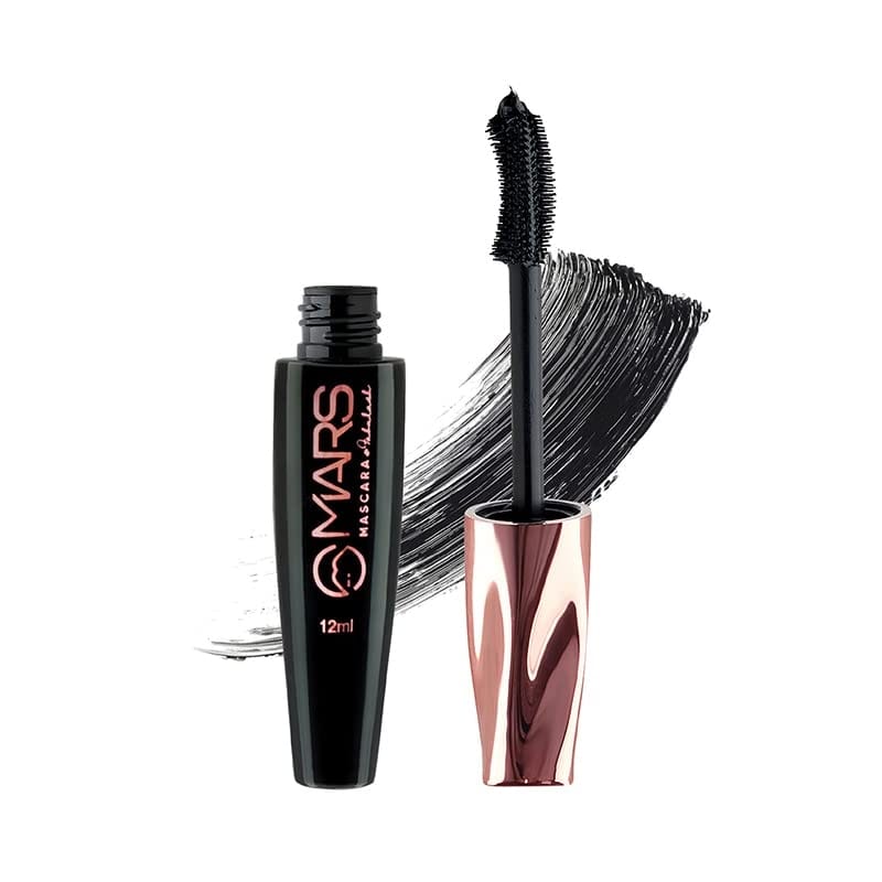 MARS Volumising Smudge & Waterproof Mascara - Black