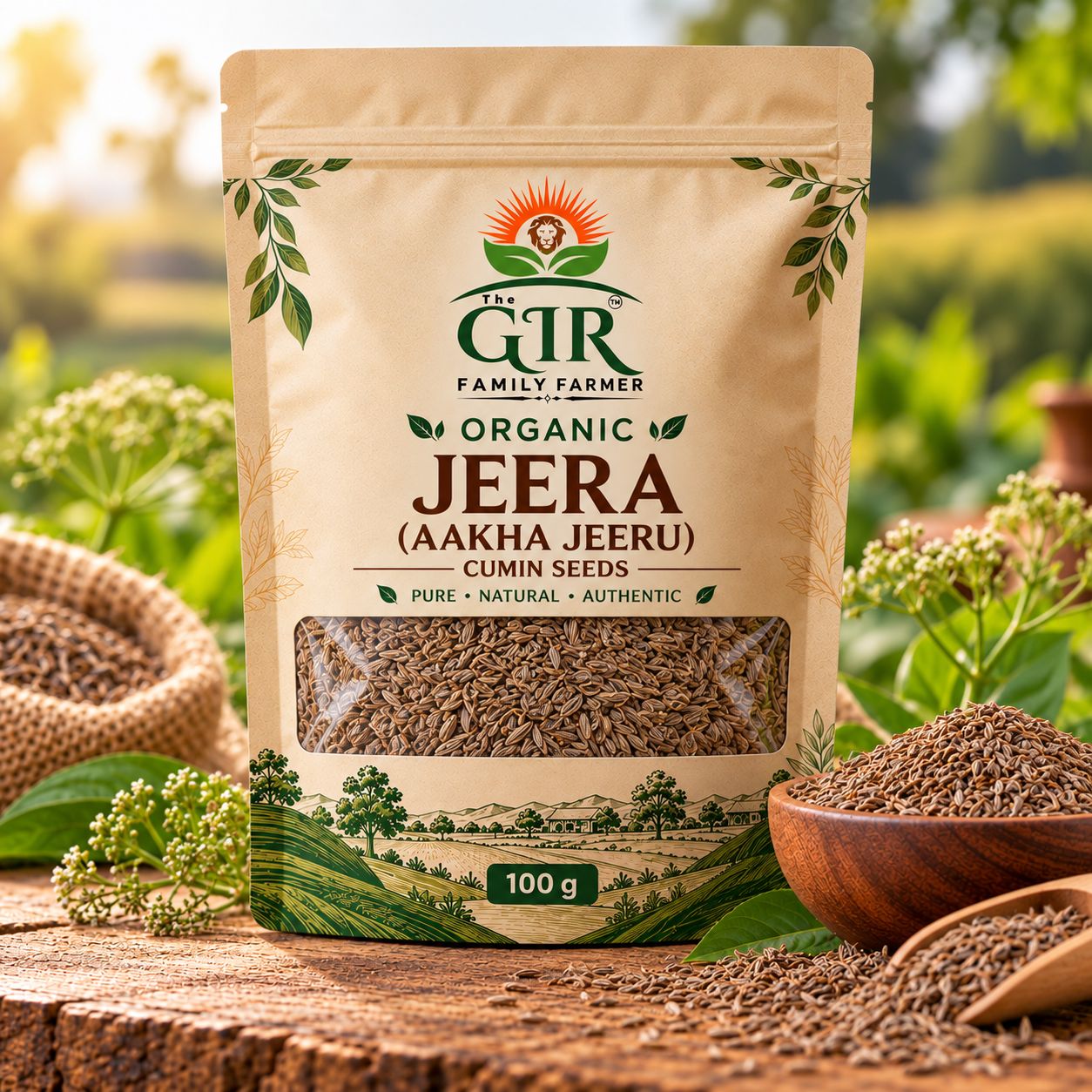 Organic Jeera (Cumin Seeds) | The GIR Family Farmer