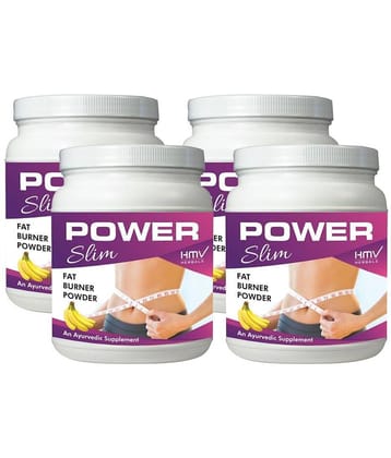 Hmv Herbals Power Slim Fat Burner Herbal Banana Powder 400 Gm Pack of 4