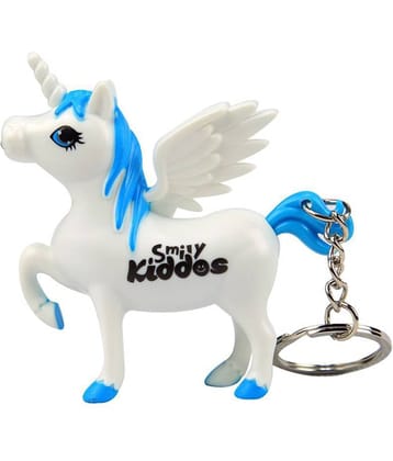 Smily Kiddos | Smily Unicorn Keyring (Light Blue) |Pack of 2 | School Accessory's | Retruns Gifts Birthday Party For Boys & Girls | Smily Kiddos  Key Chain | Keychain for Boys & Girls | Light Blue Color Keychain