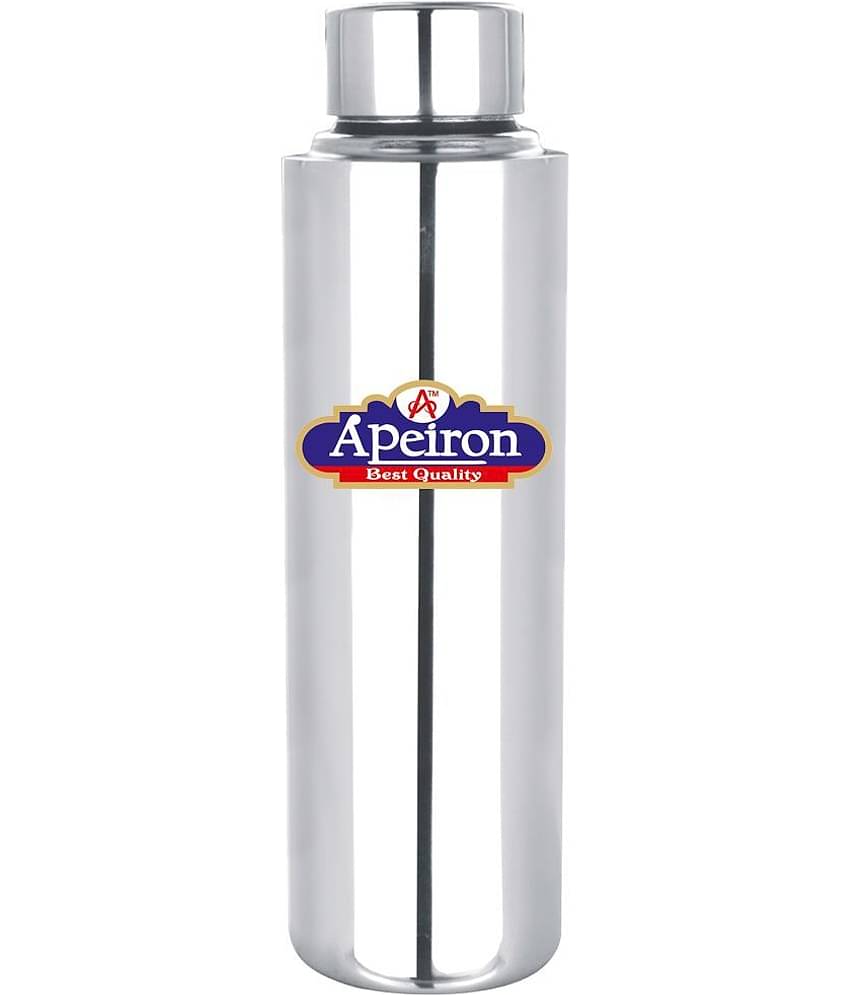 APEIRON - Silver Fridge Water Bottle ( Pack of 1 )