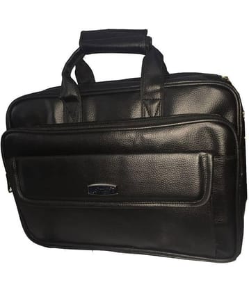 Apnav - Black P.U Office Bag