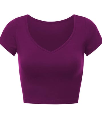THE BLAZZE Women's Cotton Crop Top ( Pink )