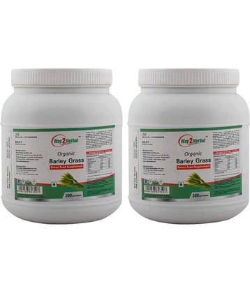 Way2Herbal Barley Grass Powder 500 gm Pack of 2