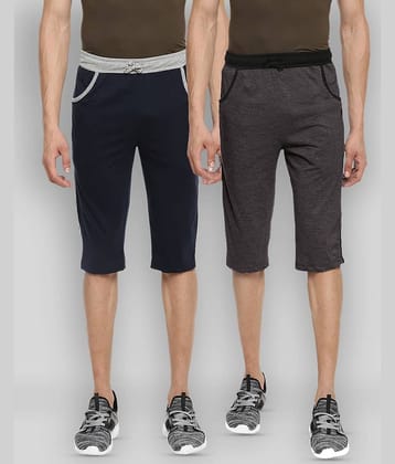Dollar - Multi Cotton Blend Men's Three-Fourths ( Pack of 2 )