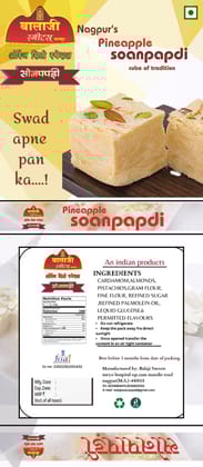 Pineapple Soanpapdi 500 G
